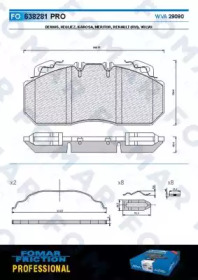 FOMAR FRICTION FO 638281